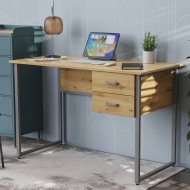 Комп'ютерний стіл Ferrum-decor Дакота 75x140x60 сірий ДСП Сан-Марино 16мм (FRD-102323) Комп'ютерний стіл Ferrum-decor Дакота 75x140x60 сірий ДСП Сан-Марино 16мм (FRD-102323)