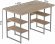 Комп'ютерний стіл Ferrum-decor Карен 75x140x70 сірий ДСП Дуб Сан-Марино 32мм (FRD-102456)