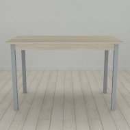 Стіл кухонний Ferrum-decor Маріо 75x120x80 Сірий ДСП Сонома 16мм (FRD-106334) Стіл кухонний Ferrum-decor Маріо 75x120x80 Сірий ДСП Сонома 16мм (FRD-106334)