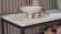 Полиця для взуття Слайм 4 Ferrum-decor 820x630x260 Чорний метал ДСП Бетон 16 мм (FRD-106840)