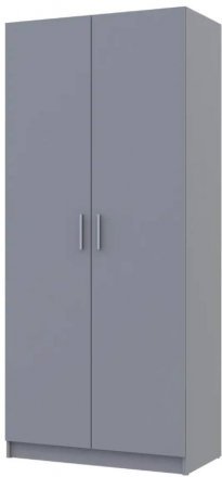 Шафа для одягу Doros Промо Сірий 2 ДСП 90х48х204 (DRS-011625) Шафа для одягу Doros Промо Сірий 2 ДСП 90х48х204 (DRS-011625)
