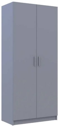 Шафа для одягу Doros Промо Сірий 2 ДСП 90х48х204 (DRS-011625) Шафа для одягу Doros Промо Сірий 2 ДСП 90х48х204 (DRS-011625)