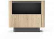Тумба приліжкова Perfect Home Торро / Torro 1S/63 з 1 шухлядою Дуб кремона/чорний (PFH-091419) Тумба приліжкова Perfect Home Торро / Torro 1S/63 з 1 шухлядою Дуб кремона/чорний (PFH-091419)