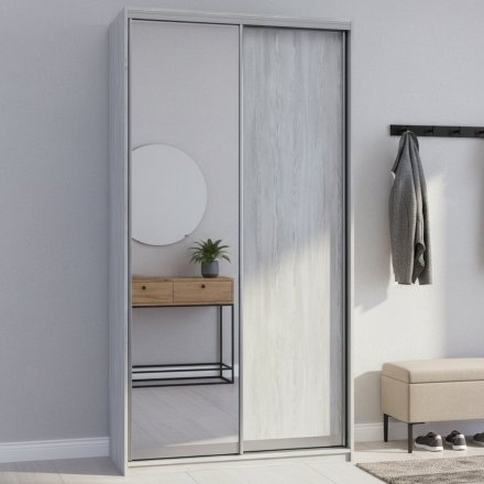 Шафа-купе Doros Сити Лайт Сосна Натти 1 ДСП / 1 дзеркало 120х60х225 (DRS-011959)