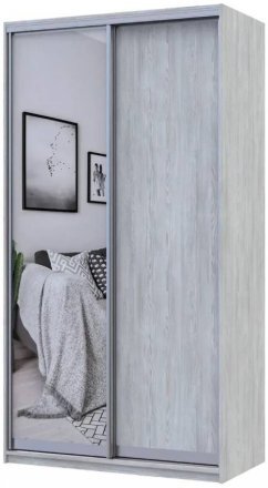 Шафа-купе Doros Сити Лайт Сосна Натти 1 ДСП / 1 дзеркало 120х60х225 (DRS-011959)