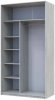 Шафа-купе Doros Сити Лайт Сосна Натти 1 ДСП / 1 дзеркало 120х60х225 (DRS-011959)