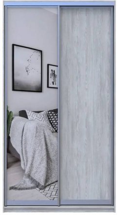 Шафа-купе Doros Сити Лайт Сосна Натти 1 ДСП / 1 дзеркало 120х60х225 (DRS-011959)