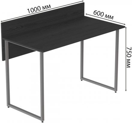 Комп'ютерний стіл Ferrum-decor Скай 75x100x60 сірий ДСП Сосна Кембра 16мм (FRD-101535) Комп'ютерний стіл Ferrum-decor Скай 75x100x60 сірий ДСП Сосна Кембра 16мм (FRD-101535)