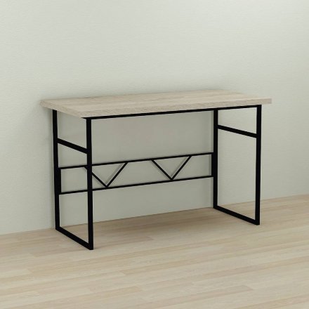 Письмовий стіл Ferrum-decor Райан 76x120x60 чорний ДСП Дуб Сонома 32мм (FRD-103687) Письмовий стіл Ferrum-decor Райан 76x120x60 чорний ДСП Дуб Сонома 32мм (FRD-103687)