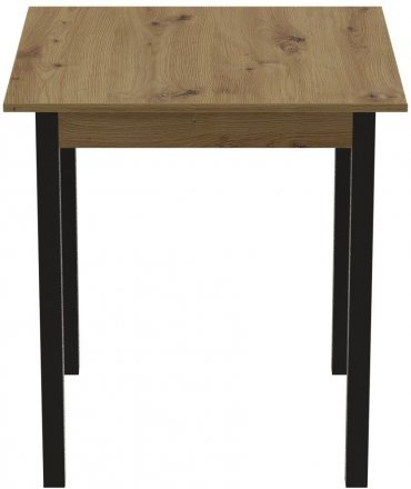 Стіл кухонний Ferrum-decor Дієго 75x70x70 Чорний ДСП Дуб Артизан 16мм (FRD-105709) Стіл кухонний Ferrum-decor Дієго 75x70x70 Чорний ДСП Дуб Артизан 16мм (FRD-105709)