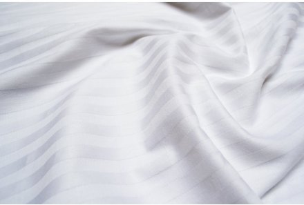 Наволочки Сатін Страйп 1х1 білий Туреччина 70х70 см (2 шт)