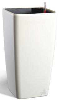 Розумний вазон Quadrato Flower Lover 34 см 41116653 білий глянцевий