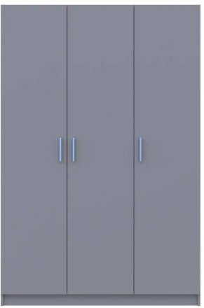 Шафа для одягу Doros Промо Сірий 3 ДСП 135х48х204 (DRS-011626) Шафа для одягу Doros Промо Сірий 3 ДСП 135х48х204 (DRS-011626)