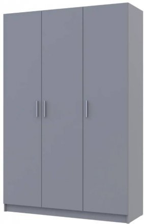 Шафа для одягу Doros Промо Сірий 3 ДСП 135х48х204 (DRS-011626) Шафа для одягу Doros Промо Сірий 3 ДСП 135х48х204 (DRS-011626)
