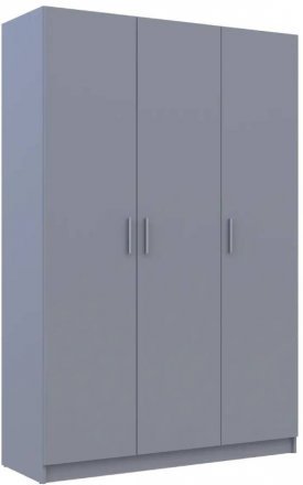 Шафа для одягу Doros Промо Сірий 3 ДСП 135х48х204 (DRS-011626) Шафа для одягу Doros Промо Сірий 3 ДСП 135х48х204 (DRS-011626)