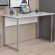 Письмовий стіл Ferrum-decor Коді 75x120x60 сірий ДСП Біле 16мм (FRD-101661)