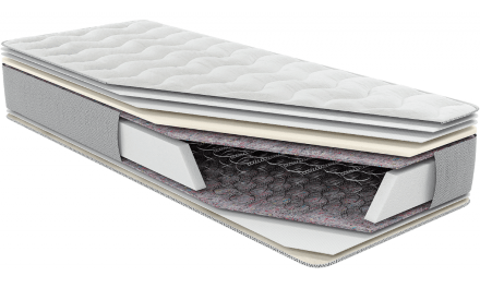 Матрац пружинний Нотте Лайт односторонній 200х220х16,5 см