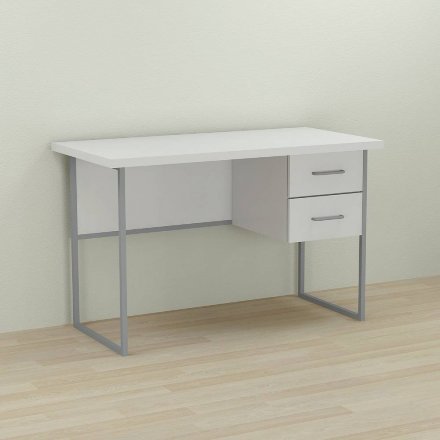 Письмовий стіл Ferrum-decor Дакота 76x140x60 сірий ДСП Біле 32мм (FRD-102325) Письмовий стіл Ferrum-decor Дакота 76x140x60 сірий ДСП Біле 32мм (FRD-102325)