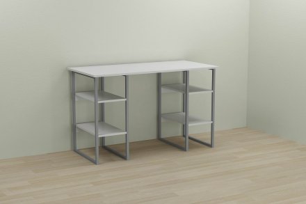 Письмовий стіл Ferrum-decor Тім 75x120x60 сірий ДСП Біле 16мм (FRD-102458) Письмовий стіл Ferrum-decor Тім 75x120x60 сірий ДСП Біле 16мм (FRD-102458)
