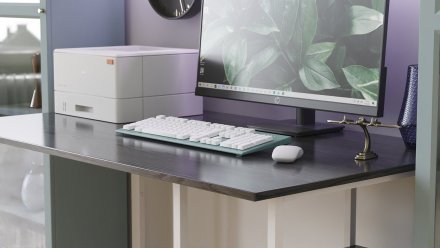 Комп'ютерний стіл Ferrum-decor Гаррі 75x140x70 чорний ДСП Дуб Сан-Марино 16мм (FRD-103564)
