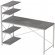 Комп'ютерний стіл Ferrum-decor Джек 75x120x60 Білий ДСП Бетон (FRD-104392)