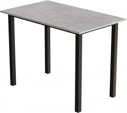 Стіл універсальний Knap Ferrum-decor 750x1200x600 Чорний метал ДСП Бетон 16 мм (FRD-106352) Стіл універсальний Knap Ferrum-decor 750x1200x600 Чорний метал ДСП Бетон 16 мм (FRD-106352)