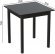 Стіл кухонний Ferrum-decor Дієго 75x70x70 Чорний ДСП Сосна Кембра 16мм (FRD-105710)