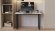Стіл письмовий Кнап 2 Ferrum-decor 750x1400x700 Чорний метал ДСП Білий 16 мм (FRD-106426)