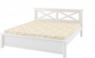 Двоспальне ліжко Mebigrand Прованс Н Білий (RAL9003) 140х200 см (DMBG-1570)