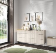 Комод Perfect Home Левел / Level з 6 шухлядами 6S/153 Беж/дуб сканді (PFH-091156) Комод Perfect Home Левел / Level з 6 шухлядами 6S/153 Беж/дуб сканді (PFH-091156)