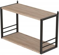 Книжкова полиця універсальна Ferrum-decor Стім 1 38x63x26 чорний ДСП Дуб Сан-Марино 16мм (FRD-104086)