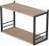 Книжкова полиця універсальна Ferrum-decor Стім 1 38x63x26 чорний ДСП Дуб Сан-Марино 16мм (FRD-104086)