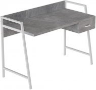 Письмовий стіл Ferrum-decor 750x1200x600 Білий метал ДСП Бетон 32 мм (FRD-103463)