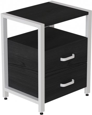 Тумба універсальна Ferrum-decor Вів'єн 2/2 50x41x40 білий ДСП Сосна Кембра 16мм (FRD-104165) Тумба універсальна Ferrum-decor Вів'єн 2/2 50x41x40 білий ДСП Сосна Кембра 16мм (FRD-104165)