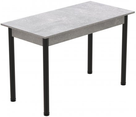 Стіл кухонний Ferrum-decor Беніта 75x120x70 Чорний ДСП Бетон 16мм (FRD-105569) Стіл кухонний Ferrum-decor Беніта 75x120x70 Чорний ДСП Бетон 16мм (FRD-105569)