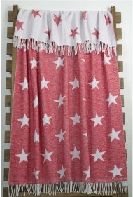 Плед Zeus Stars червоний 140х200 см