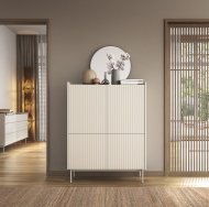 Комод високий Perfect Home Левел / Level 4-дверний 4D/103 Беж/дуб сканді (PFH-091157) Комод високий Perfect Home Левел / Level 4-дверний 4D/103 Беж/дуб сканді (PFH-091157)