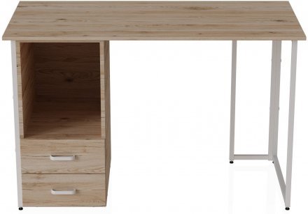 Комп'ютерний стіл Ferrum-decor Отто 75x140x60 білий ДСП Дуб Сан-Марино 32мм (FRD-101039) Комп'ютерний стіл Ferrum-decor Отто 75x140x60 білий ДСП Дуб Сан-Марино 32мм (FRD-101039)