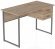 Комп'ютерний стіл Ferrum-decor Дакота 75x140x60 сірий ДСП Дуб Сан-Марино 32мм (FRD-102328)