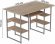 Комп'ютерний стіл Ferrum-decor Тім 75x120x60 сірий ДСП Дуб Сан-Марино 16мм (FRD-102461)