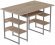 Комп'ютерний стіл Ferrum-decor Тім 75x120x60 сірий ДСП Дуб Сан-Марино 16мм (FRD-102461)