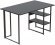 Комп'ютерний стіл Ferrum-decor Кевін 75x140x60 чорний ДСП Сосна Кембра 32мм (FRD-103818)