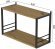 Книжкова полиця універсальна Ferrum-decor Стім 1 38x63x26 чорний ДСП Дуб Артизан 16мм (FRD-104087)