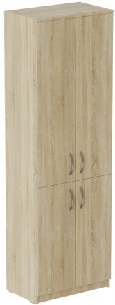 Шафа Анжело Ferrum-decor на 5 полиць із 4 дверима 1900x600x380 ДСП Дуб Сонома 16 мм (FRD-105004)