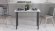 Стіл універсальний Knap Ferrum-decor 750x1400x600 Чорний метал ДСП Білий 16 мм (FRD-106354)