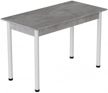 Стіл кухонний Ferrum-decor Беніта 75x120x80 Білий ДСП Бетон 16мм (FRD-105570) Стіл кухонний Ferrum-decor Беніта 75x120x80 Білий ДСП Бетон 16мм (FRD-105570)