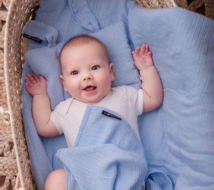 Подушка-кролик муслінова 20x30 см Serenity lullalove-7453 Подушка-кролик муслінова 20x30 см Serenity lullalove-7453