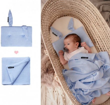 Подушка-кролик муслінова 20x30 см Serenity lullalove-7453 Подушка-кролик муслінова 20x30 см Serenity lullalove-7453