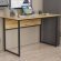 Комп'ютерний стіл Ferrum-decor Коді 75x140x60 чорний ДСП Дуб Сан-Марино 16мм (FRD-103754)