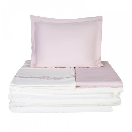 Дитячий набір у ліжечко для немовлят Lucky Star rose gold (9 предметів) svt-2000022279635